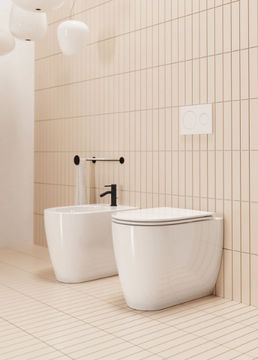 GLAM - Floor mounted ceramic bidet by Scarabeo Ceramiche - view 3
